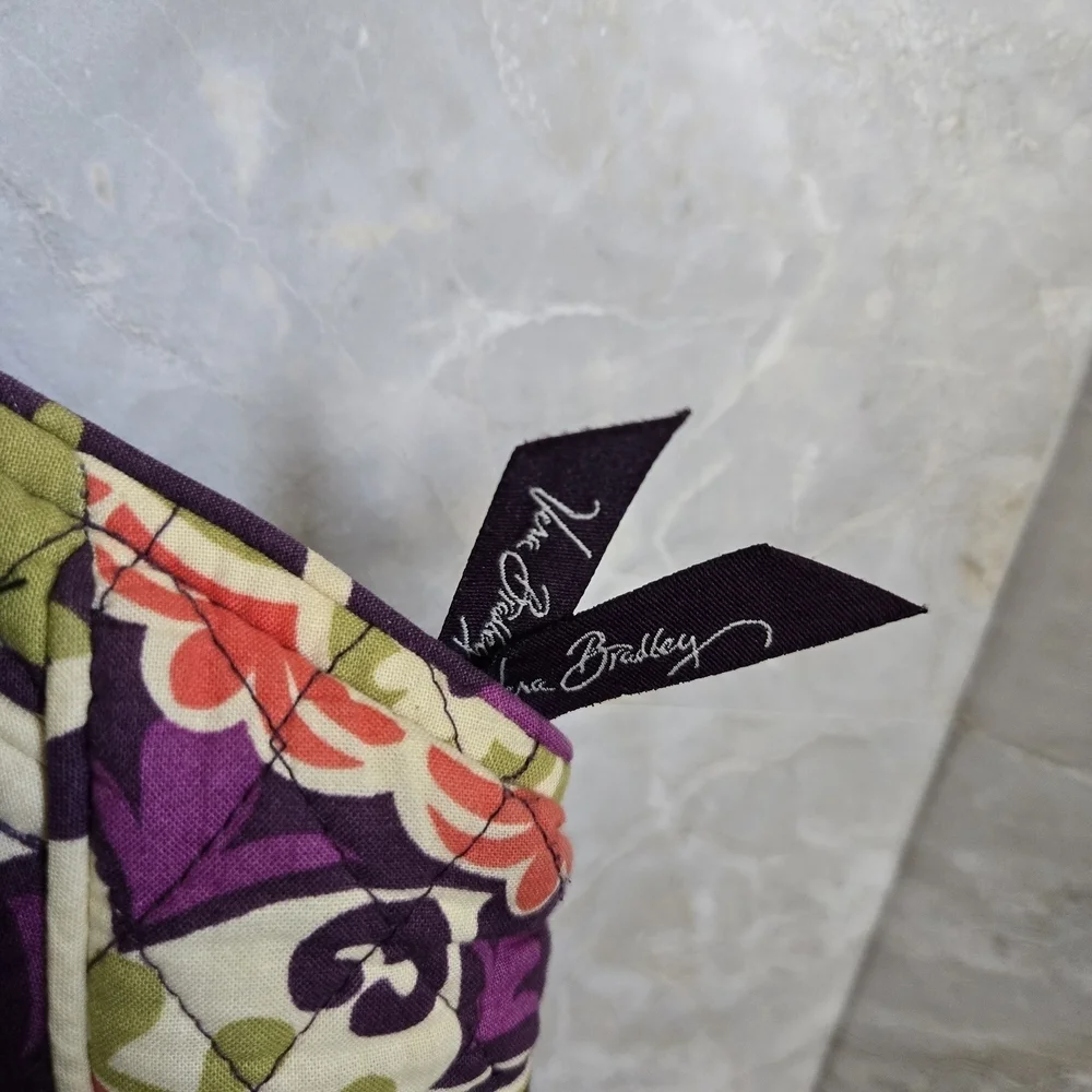 Vera Bradley Purple and Multicolor Shoulder Bag - Picture 3 of 8